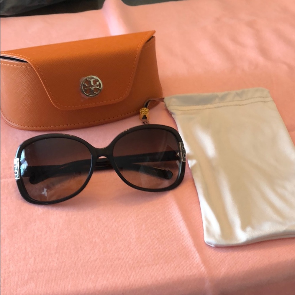 Brown and tan Tory Burch Sunglasses